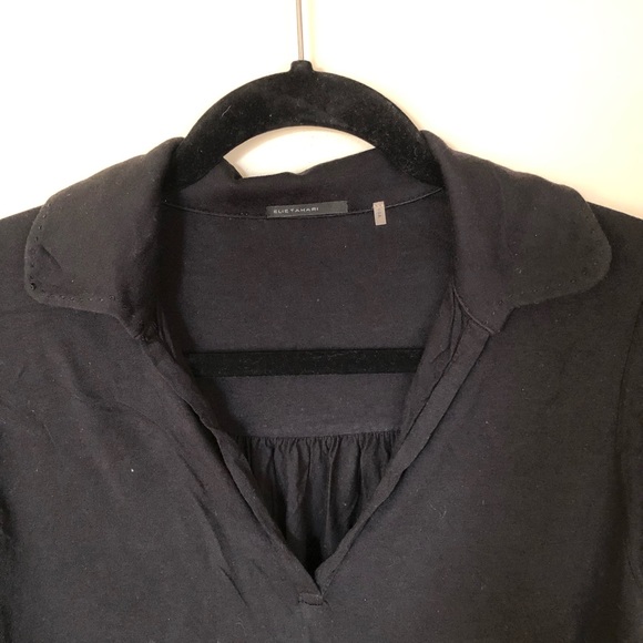 Elie Tahari Collared Tee - Picture 3 of 4